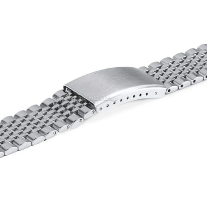 Garmin Beads of Rice Steel Bracelet — clasp close-up