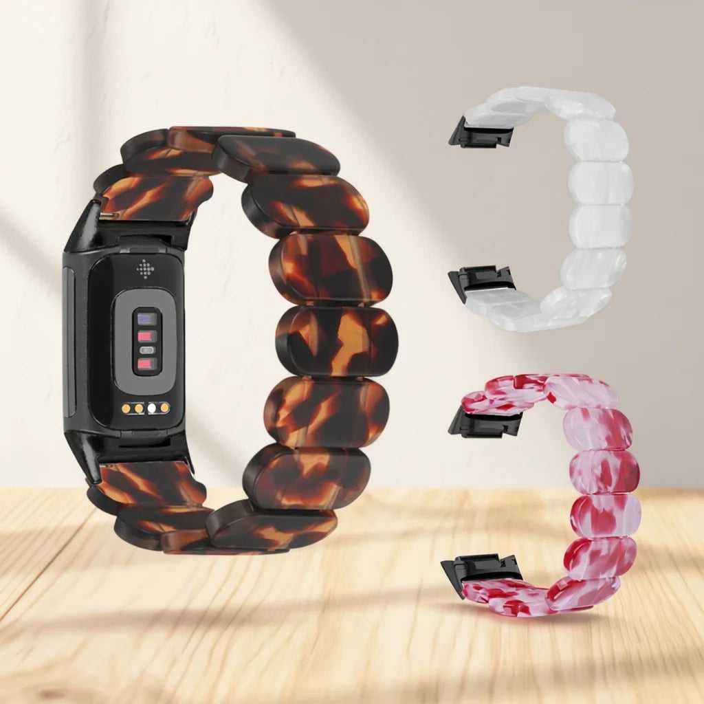 Fitbit Charge 5 and 6 Resin Stretch Bracelet Band