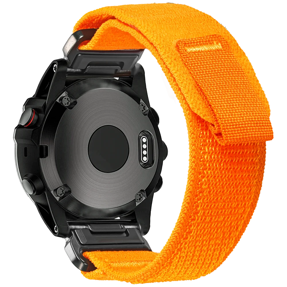 Garmin QuickFit Woven Nylon Trail Loop Band in Orange