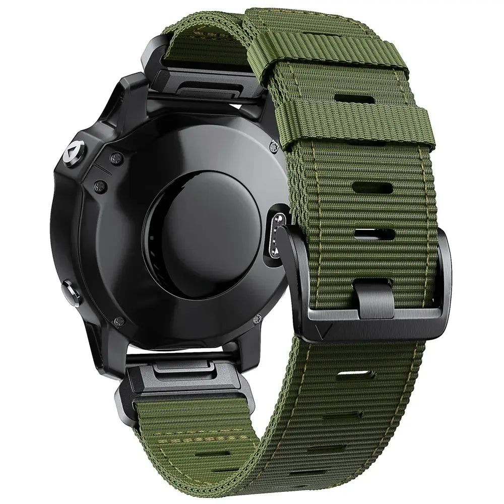 Garmin QuickFit Tactical Nylon Band in Army Green