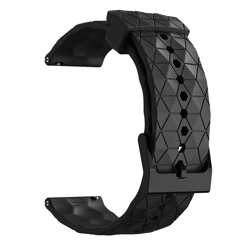 Motorola Moto Geometric Silicone Band with Black Buckle — Black
