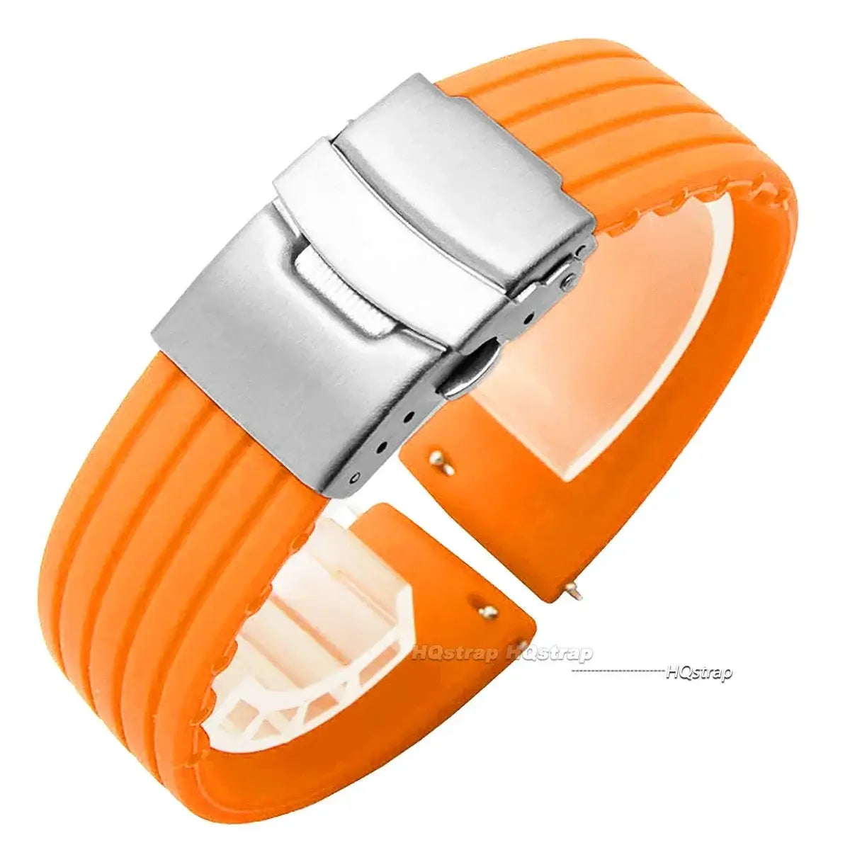 Silicone Folding Clasp Band for Amazfit – Orange