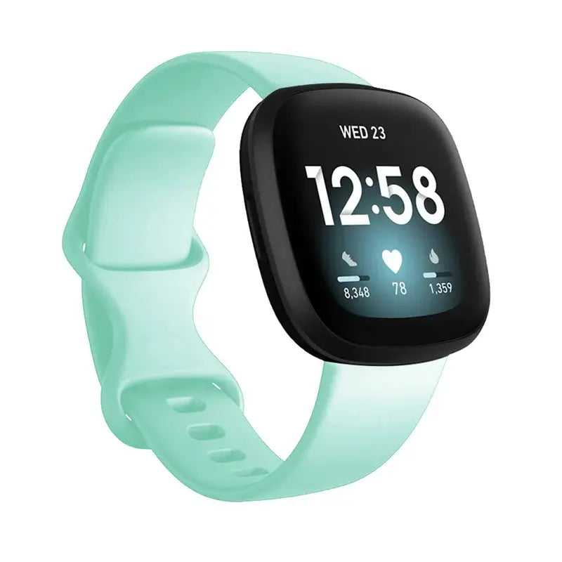Fitbit Versa & Sense Silicone Double-Loop Band - Mint Green
