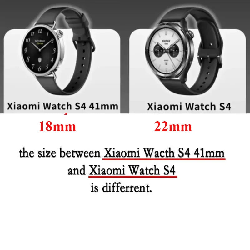 Garmin Leather and Silicone Magnetic Band — width guide