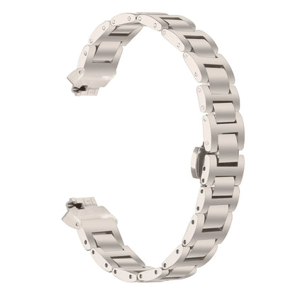 Starlight Fitbit Inspire 2, Inspire HR and Ace 3 Stainless Steel Link Band