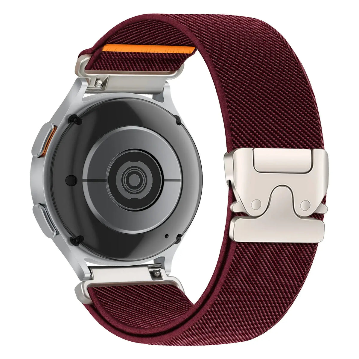 Amazfit Fabric Parachute Band with Metal Clasp — Wine Red