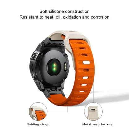 Garmin QuickFit 22/26mm Lightweight Soft Silicone Band — band detail