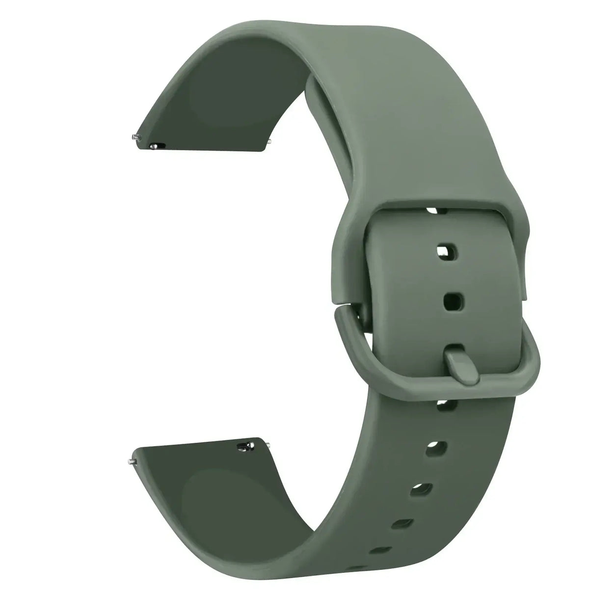 Amazfit Silicone Watch Band with Matching Buckle - Avocado Green