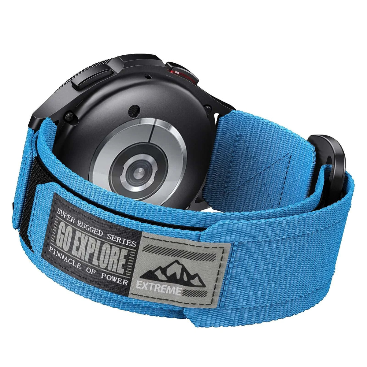 Amazfit Nylon Sport Loop with GO EXPLORE Patch — Sky Blue