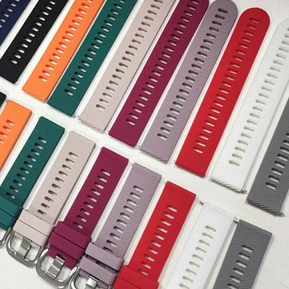 Textured silicone strap colors — BandsCo Straps