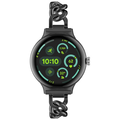 Google Pixel Watch 5, 4 and 3 Chain Link Stainless Steel Band