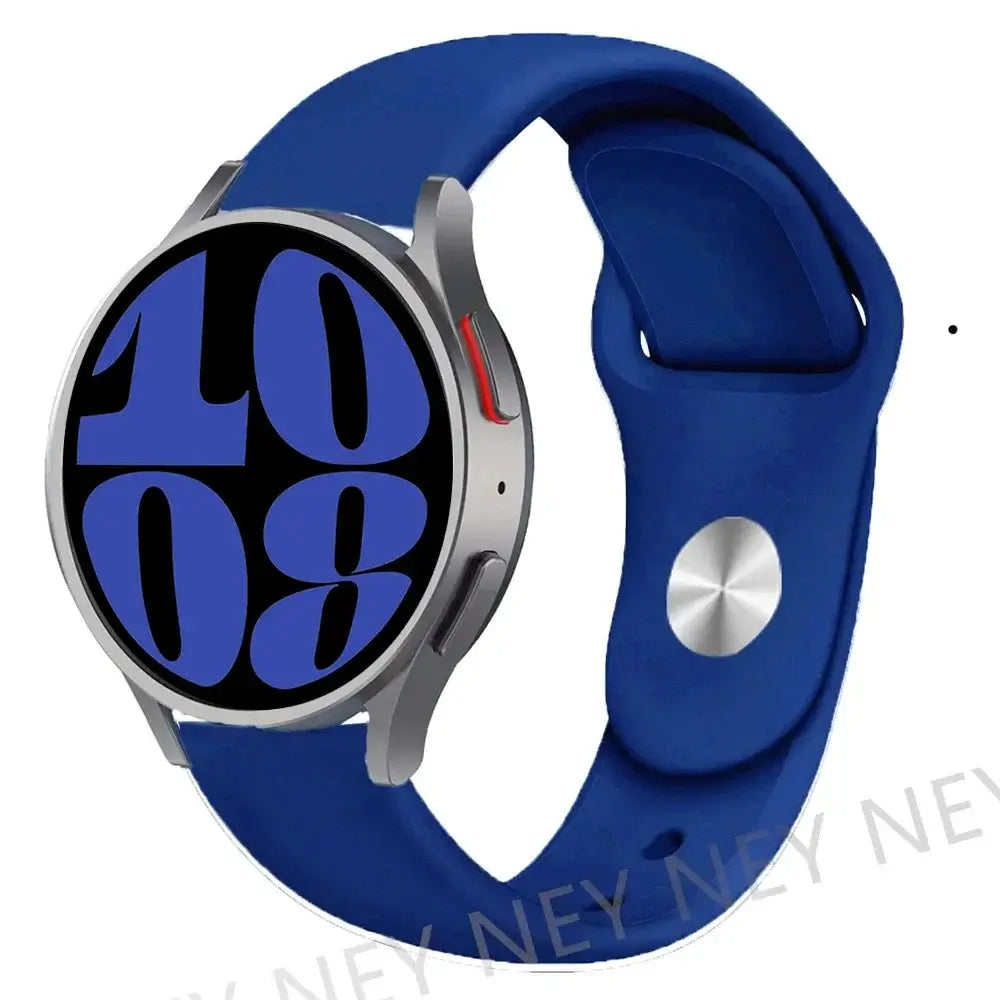 Amazfit Smooth Silicone Pin-and-Tuck Band — Royal Blue