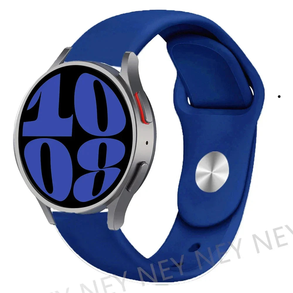 Polar Smooth Silicone Pin-and-Tuck Band — Royal Blue