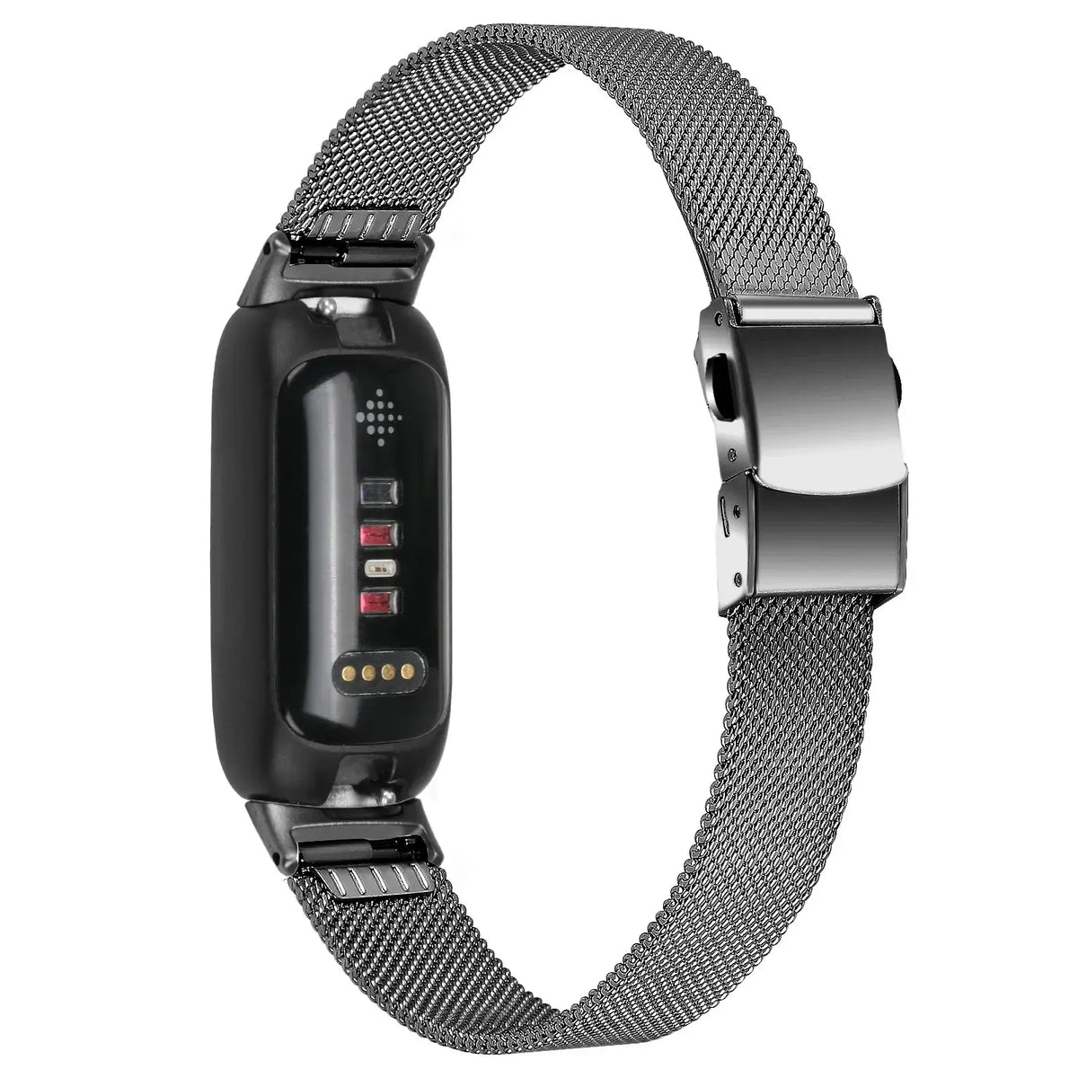 Fitbit Inspire 3 Stainless Steel Mesh Clasp Band - Black