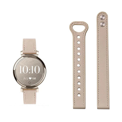 Garmin Lily 2 Slim Leather Band in Beige