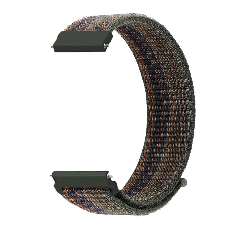 Polar Adjustable Nylon Sport Loop Band – Olive / Multicolor Mix