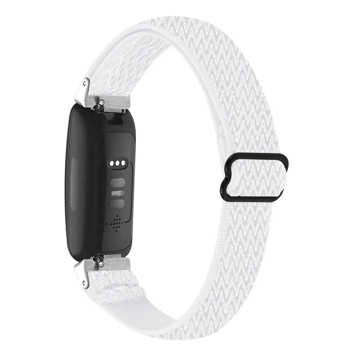 Fitbit Inspire Textured Stretch Nylon Loop Band - White