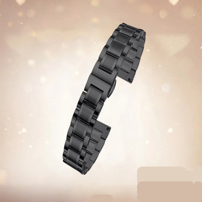 Garmin Lily 2 Women's Stainless Steel Bracelet in Black, classic link style