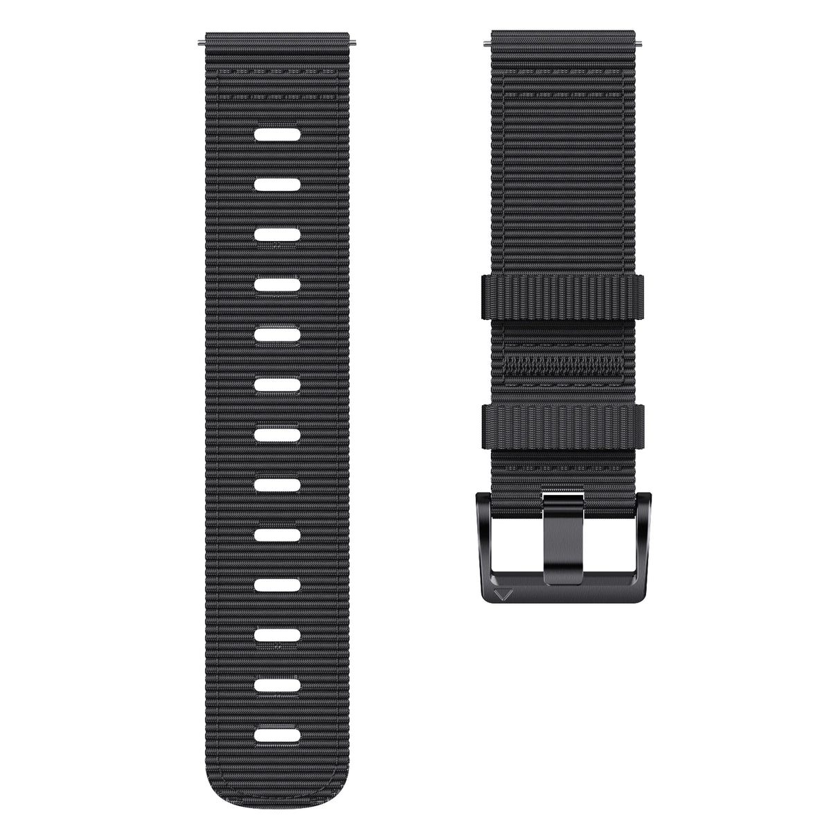Motorola Moto Ribbed Nylon Band with Black Buckle — Black