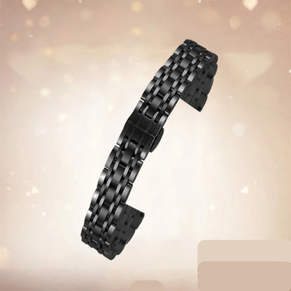 Garmin Lily 2 Women's Stainless Steel Bracelet in Black, fine link style