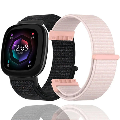 Fitbit Versa 4, Versa 3, Sense 2 and Sense Nylon Sport Loop Band