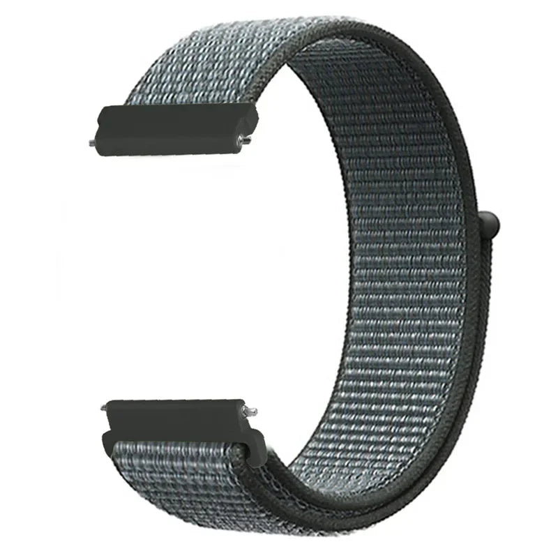 COROS Adjustable Nylon Loop Watch Band in Colors & Camo - Slate Gray