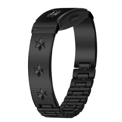 Black Fitbit Inspire 2, Inspire HR and Ace 3 Star Link Bracelet Band