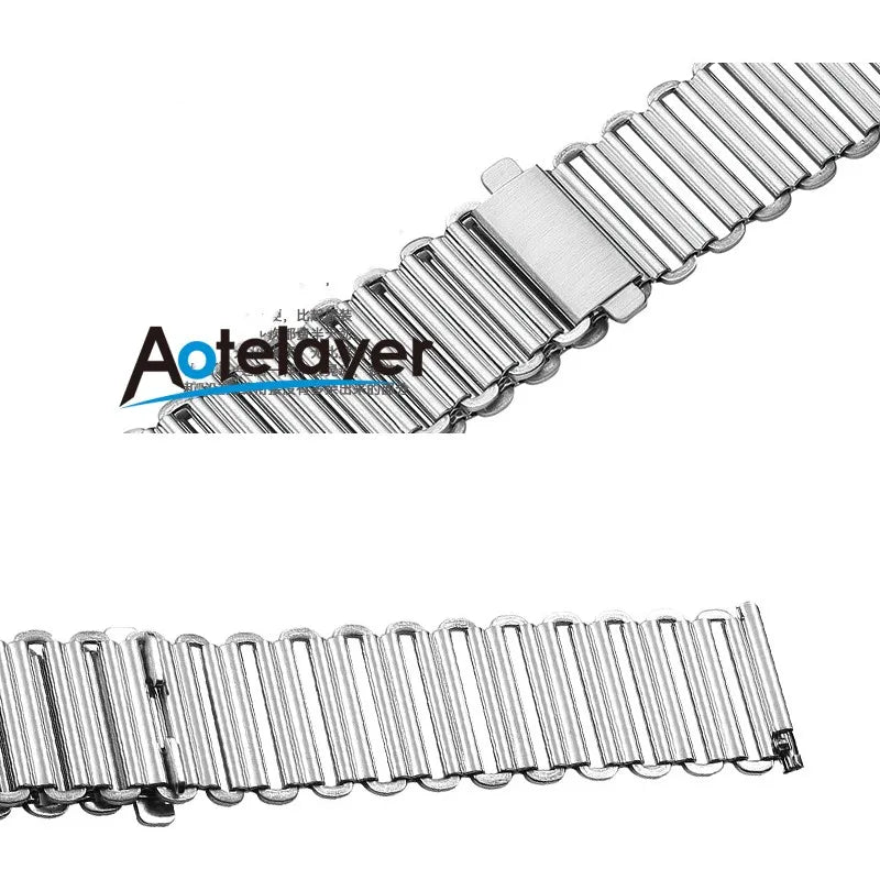 Garmin Vintage Ladder Link Steel Bracelet — two views of the links