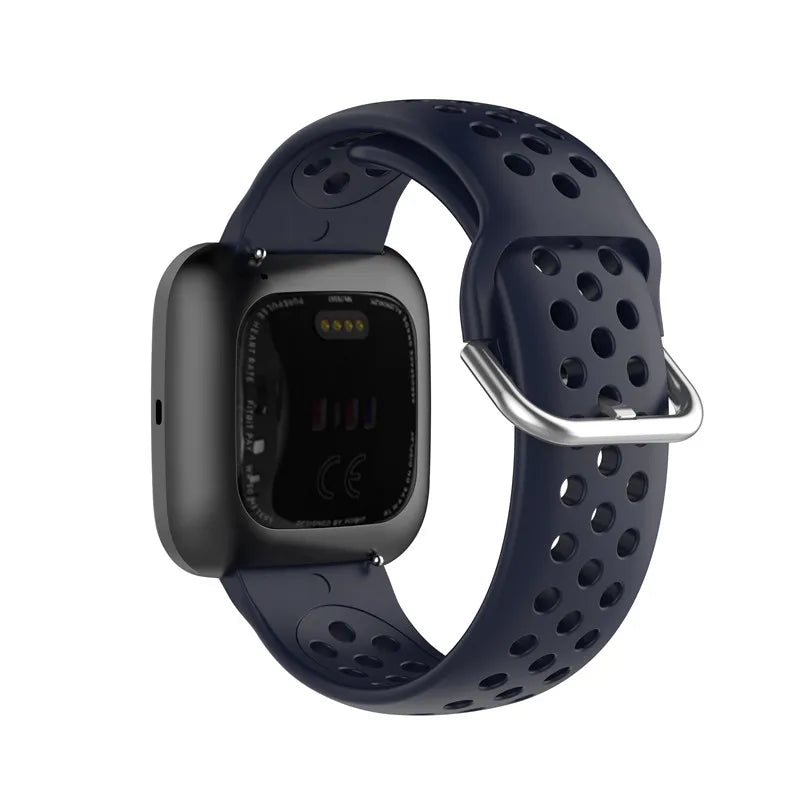 Fitbit Versa, Sense & Blaze Perforated Silicone Band - Navy
