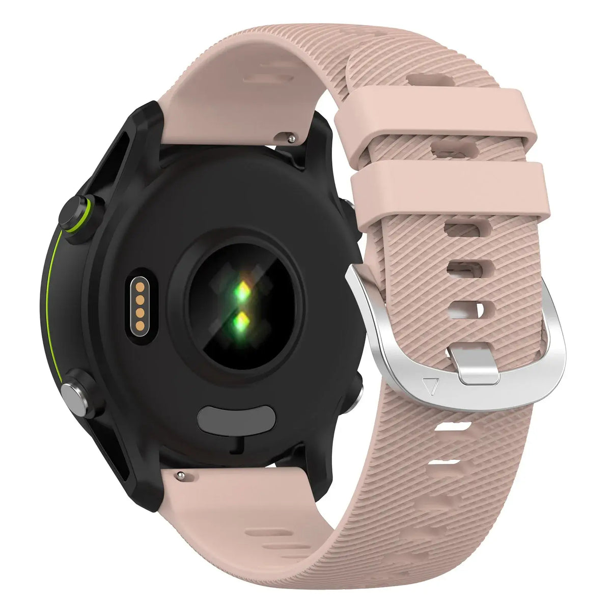 Amazfit Textured Silicone Buckle Band — Light Pink