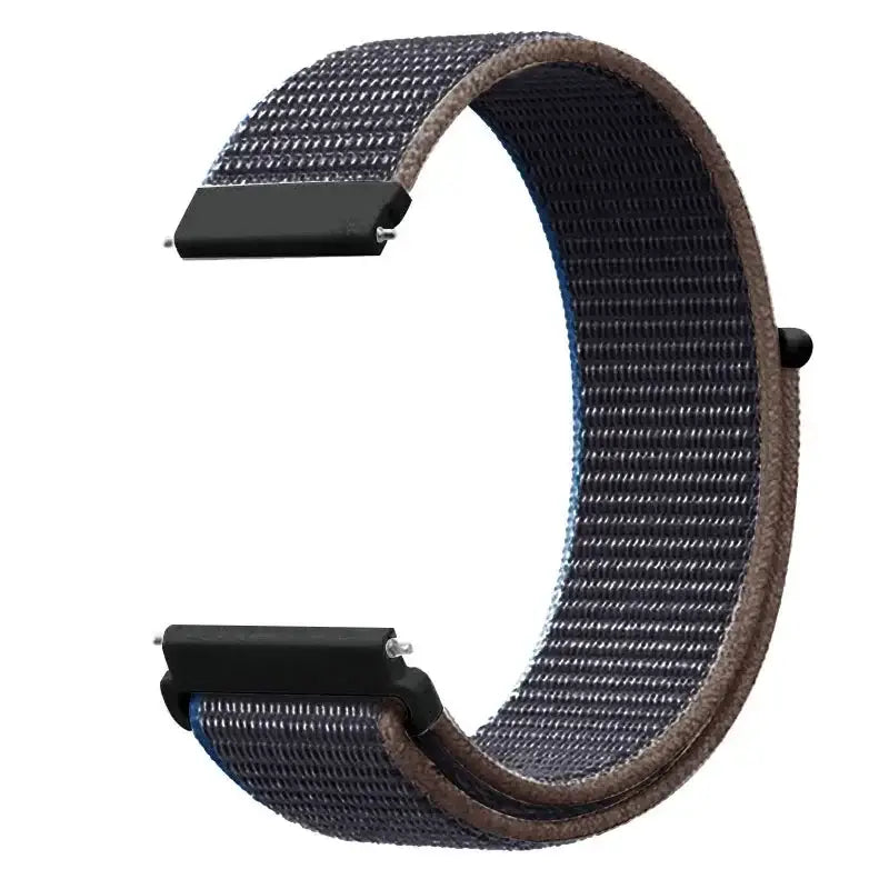Amazfit Adjustable Nylon Sport Loop Band — Navy / Taupe