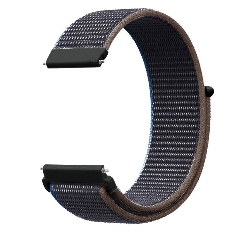 Motorola Moto Adjustable Nylon Sport Loop Band — Navy / Taupe
