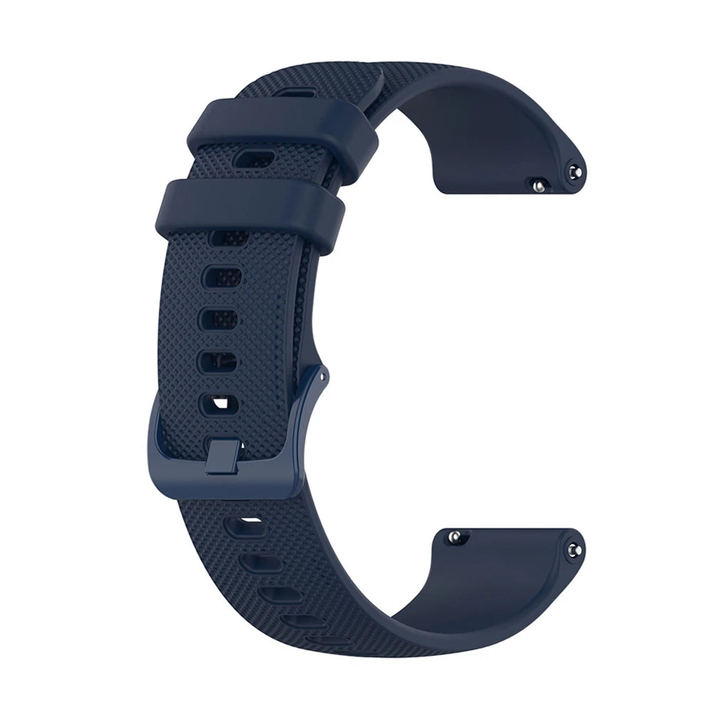 COROS Textured Silicone Band with Matching Buckle – Navy Blue Strap