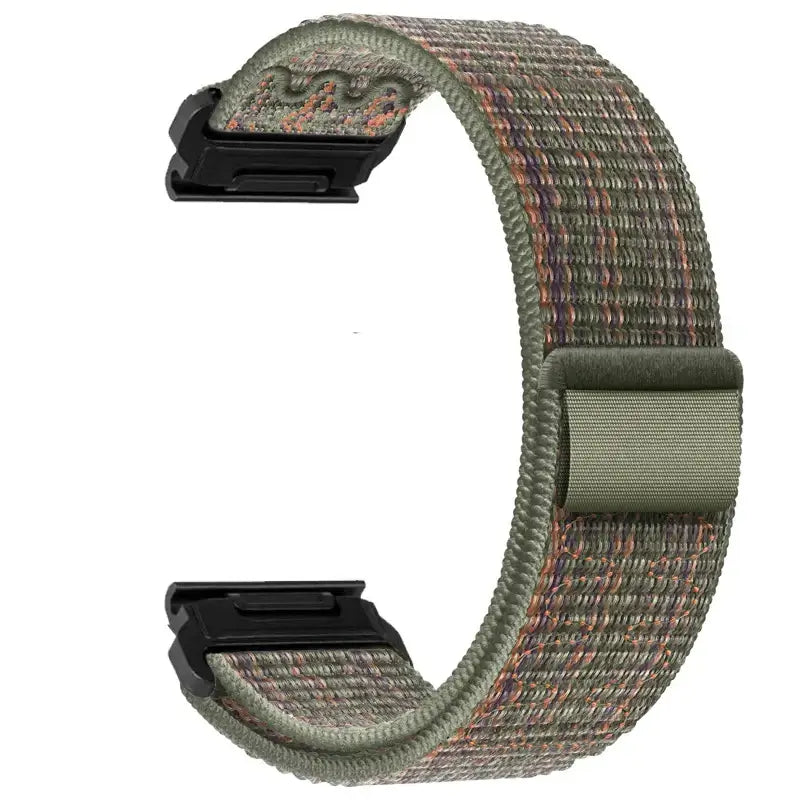Garmin QuickFit Nylon Hook-and-Loop Band in Olive Multicolor