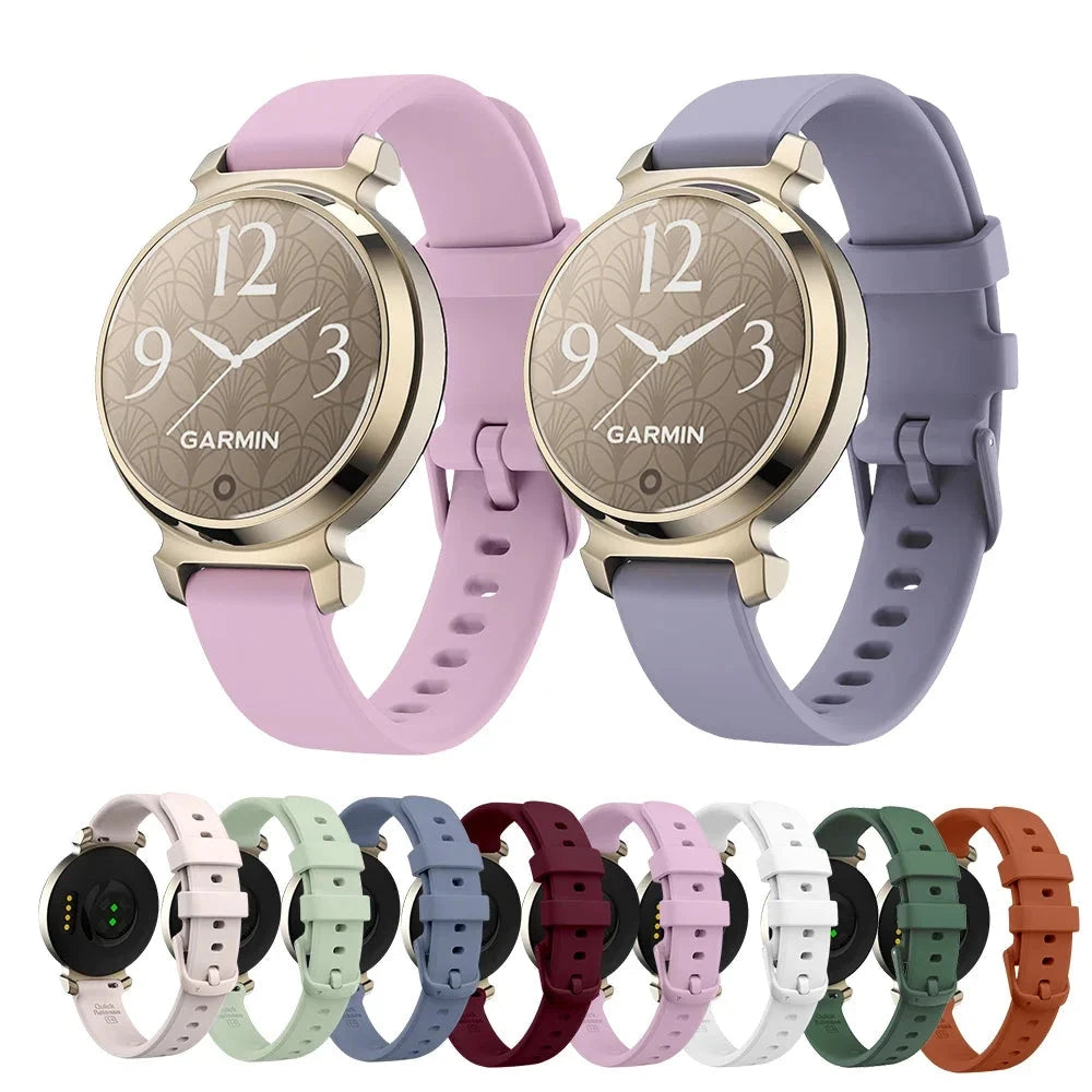 Garmin Lily 2 and 2 Active 14mm Silicone Band with Buckle