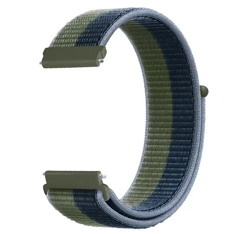 Amazfit Woven Nylon Hook-and-Loop Band — Abyss Blue Green