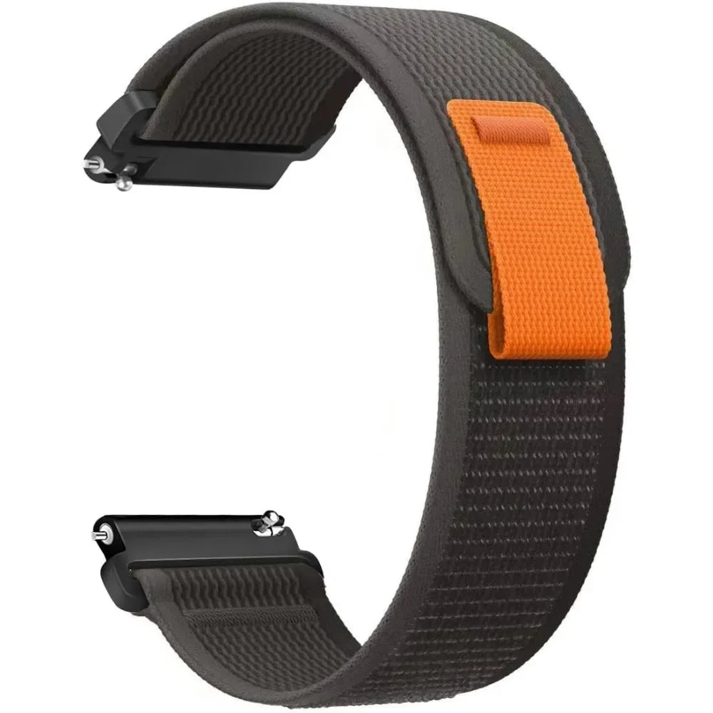 COROS Nylon Trail & Alpine Loop Watch Band - Trail - Black / Gray
