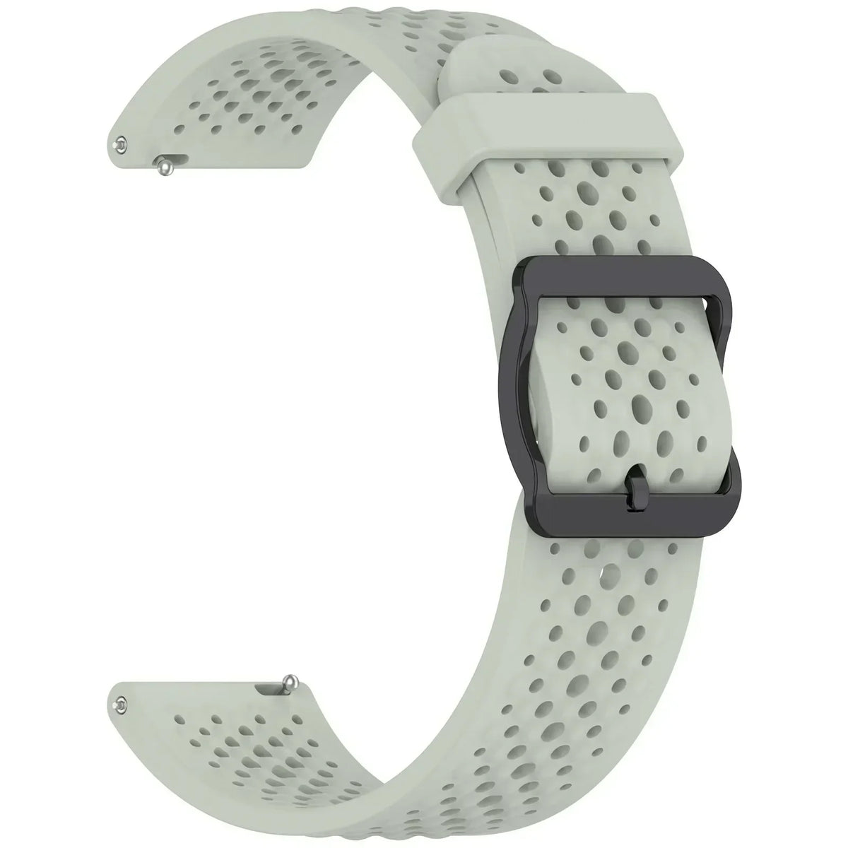 OnePlus Smartwatch Silicone Band Sport Strap Replacement Watch Accessory flexible gray band with holes for ventilation