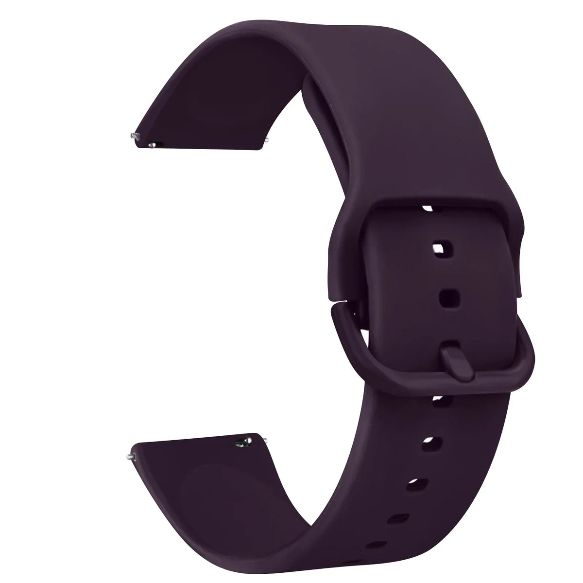 Motorola Moto Silicone Watch Band with Matching Buckle — Dark Purple