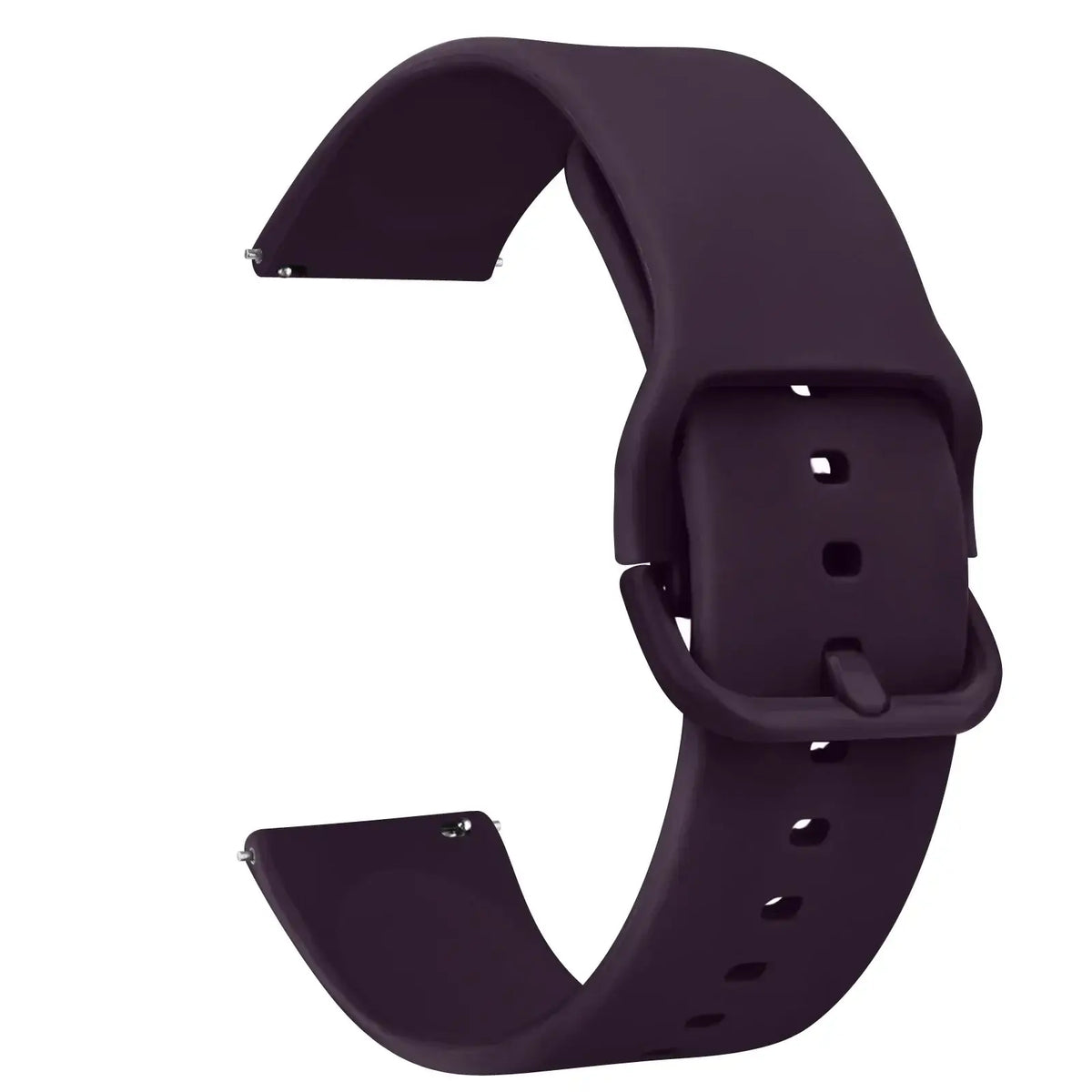 Amazfit Silicone Watch Band with Matching Buckle - Dark Purple