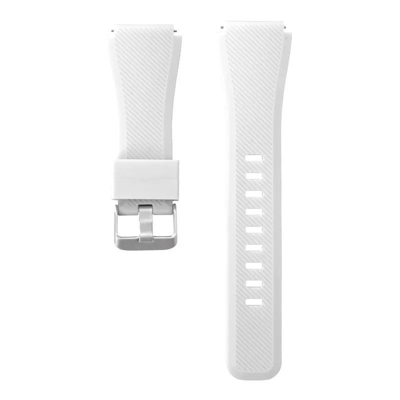 Motorola Moto Textured Silicone Band with Wide Keeper — White