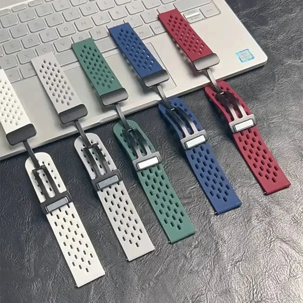 Amazfit Perforated Silicone Band with Magnetic Clasp - Silicone band and clasp selection