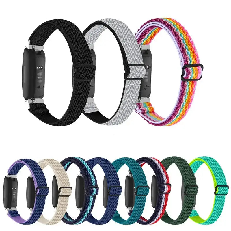 Fitbit Inspire Textured Stretch Nylon Loop Band - Textured nylon color options