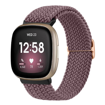 Smoky Purple Fitbit Versa 4, Versa 3, Sense 2 and Sense Stretch Braided Loop Band