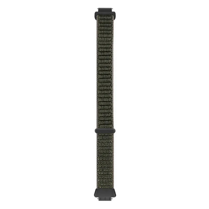 Olive Green Fitbit Inspire 3, Inspire 2 and Ace 3 Nylon Sport Loop Band