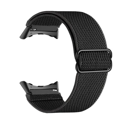 Black Google Pixel Watch 5, 4 and 3 41mm Elastic Nylon Band, 31 Patterns