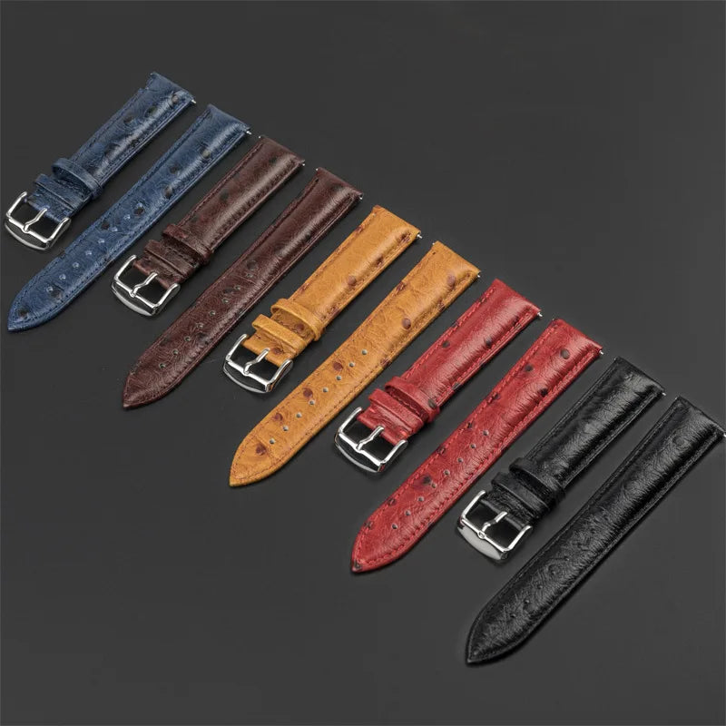 Garmin Ostrich-Pattern Leather Band in all colors
