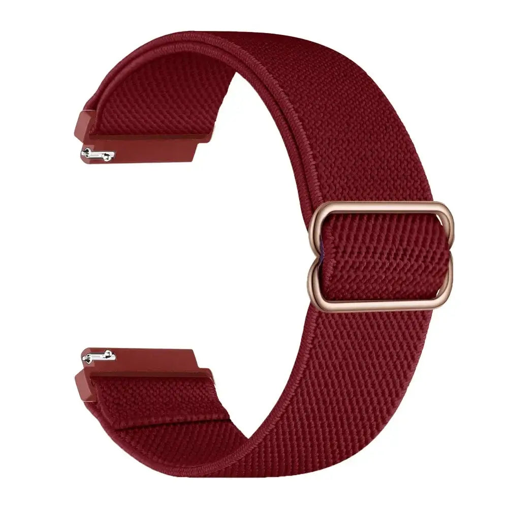 Amazfit Nylon Loop Band with Adjustable Slider — Wine Red