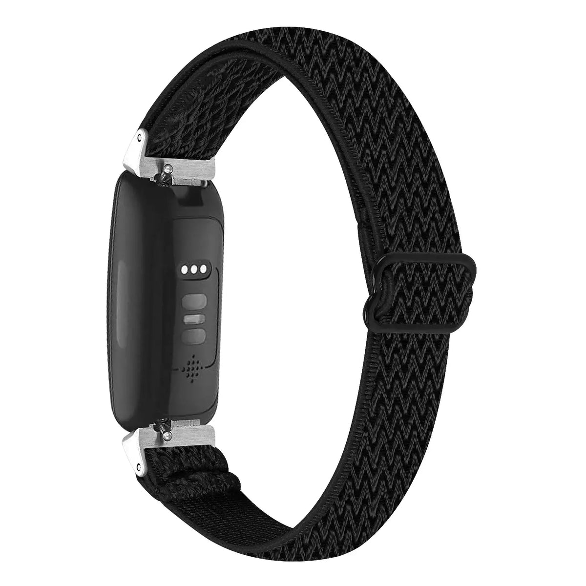 Fitbit Inspire Textured Stretch Nylon Loop Band - Black