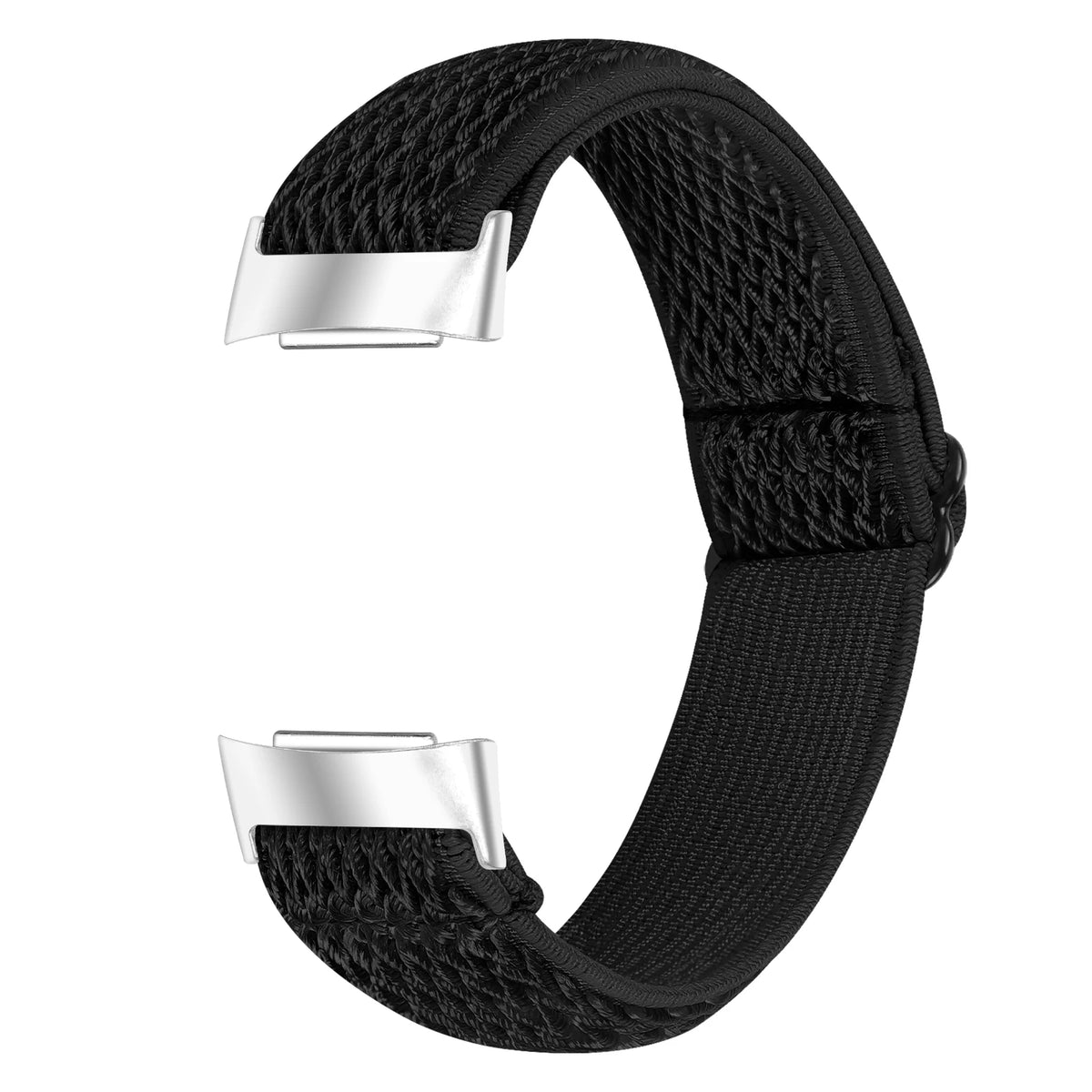 Fitbit Charge 5/6 Adjustable Stretch Nylon Band - Black